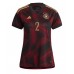 Damen Fußballbekleidung Deutschland Antonio Rudiger #2 Auswärtstrikot WM 2022 Kurzarm
